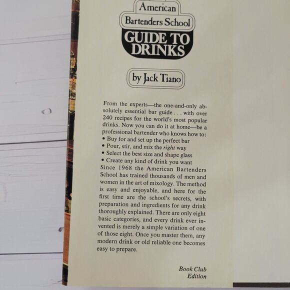 Vintage The American Bartenders School Guide to Drinks 1981 - Picture 5 of 6